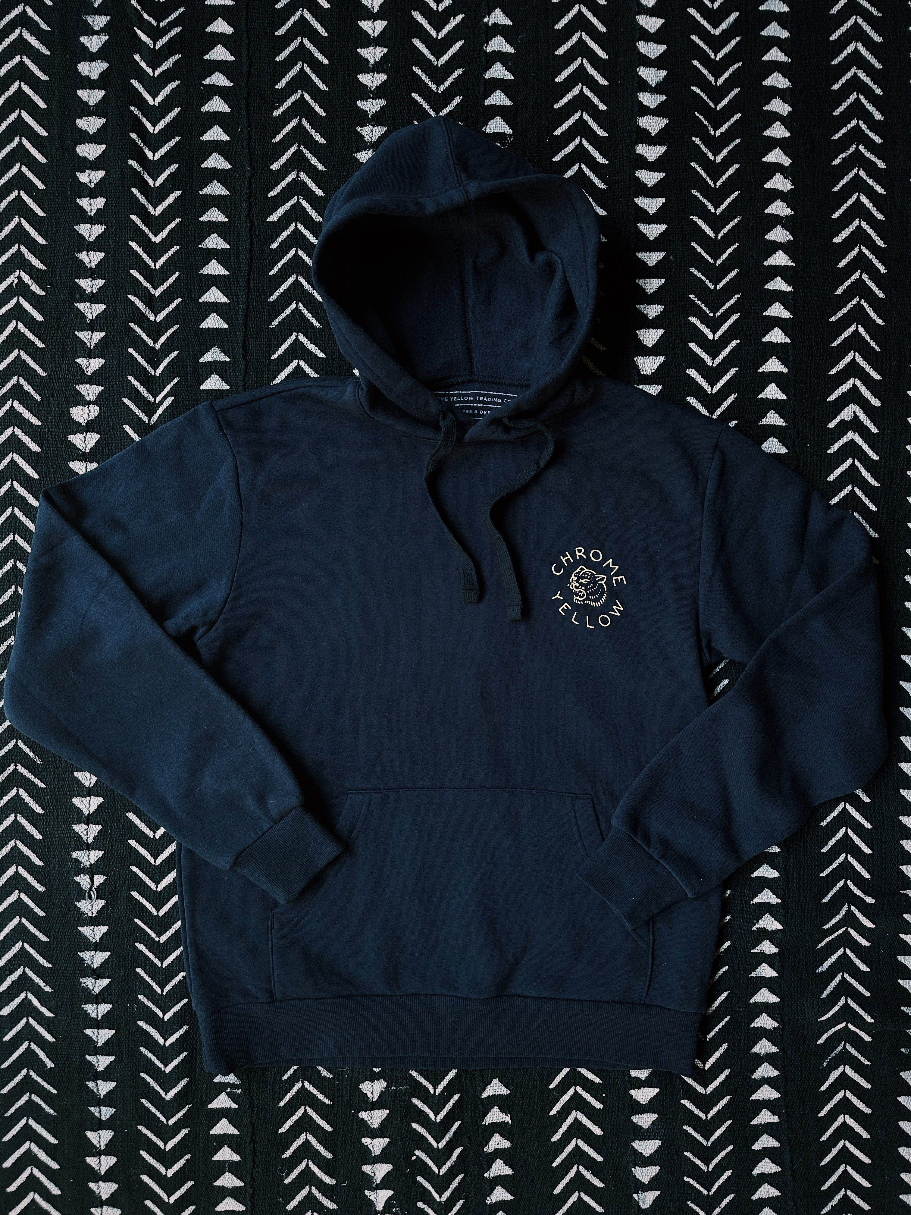Tiger Hoody / Black + Gold