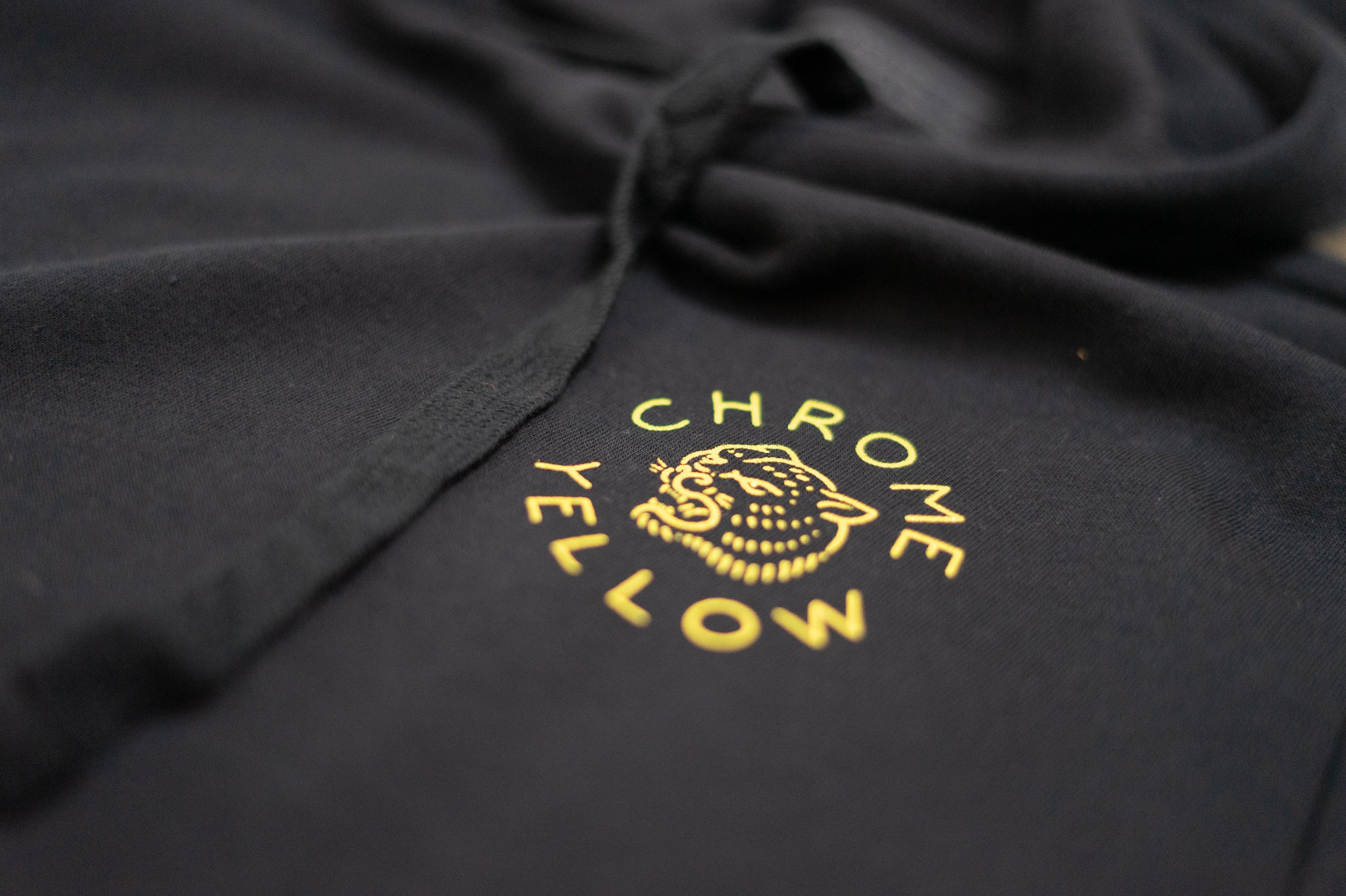 Tiger Hoody / Black + Gold