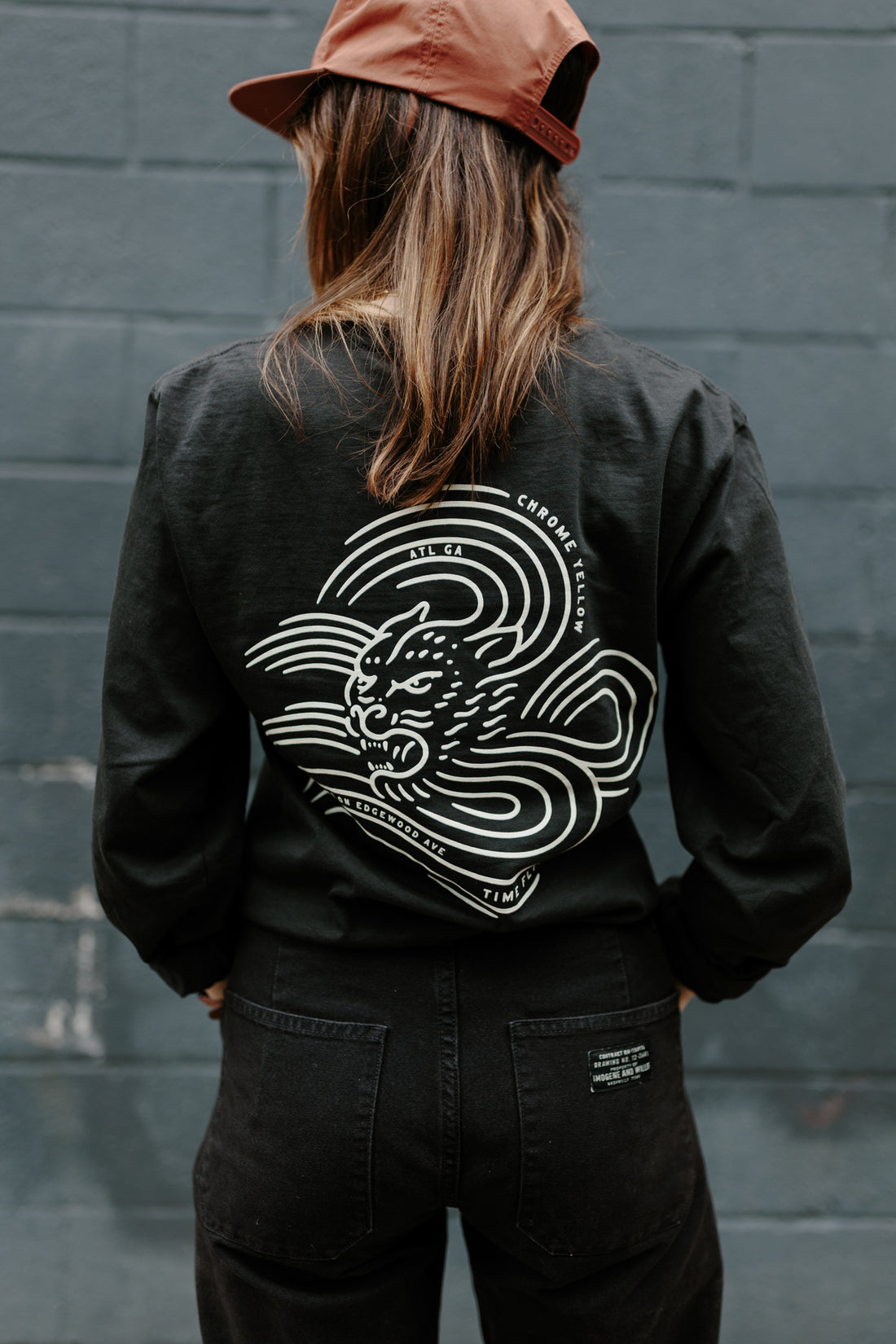 Time Flies Long Sleeve T - Coal