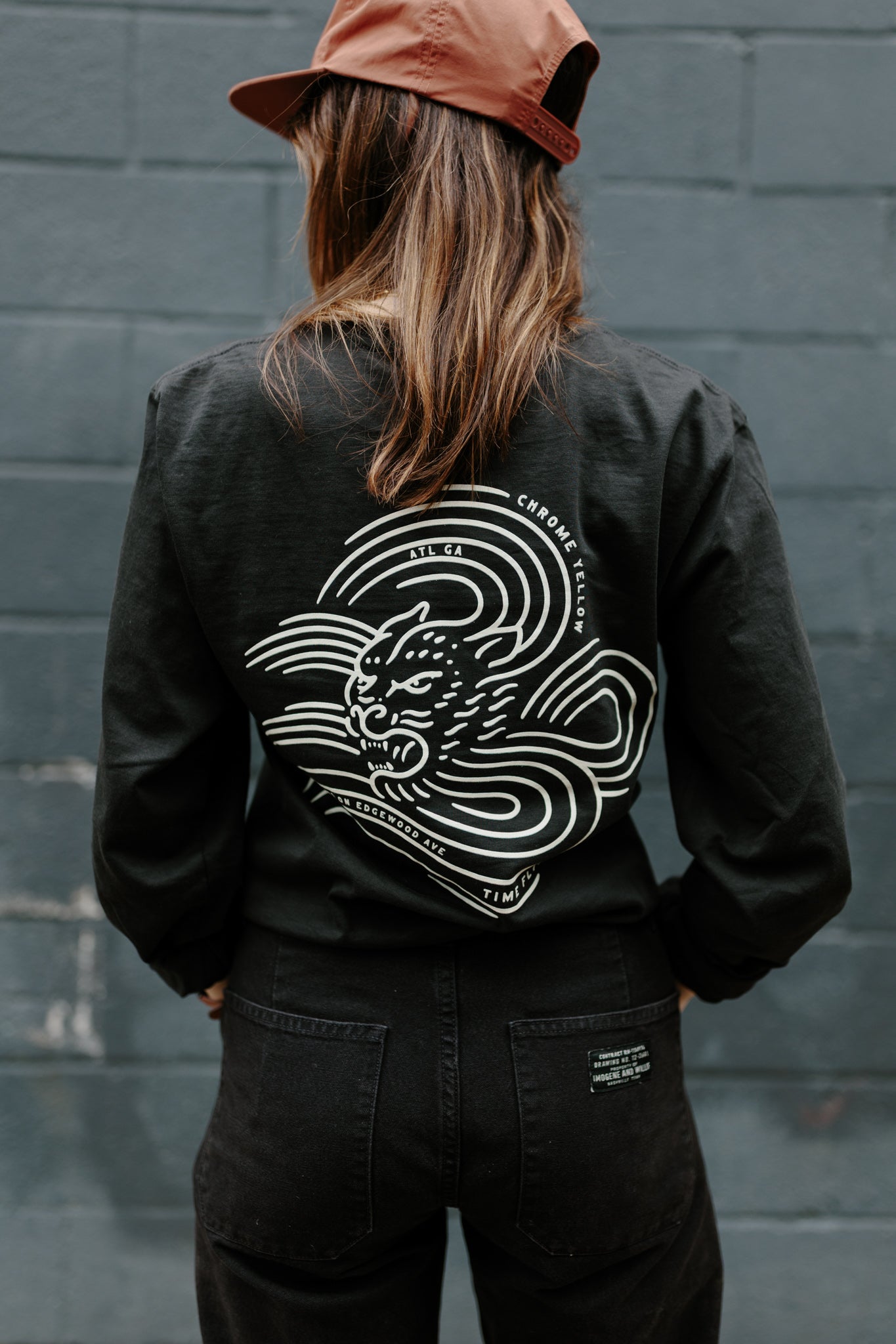 Time Flies Long Sleeve T - Coal