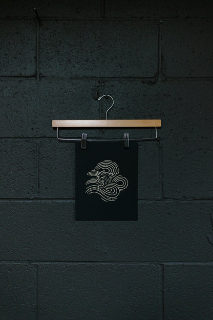 Time Flies Screen Printed Poster - 8x10