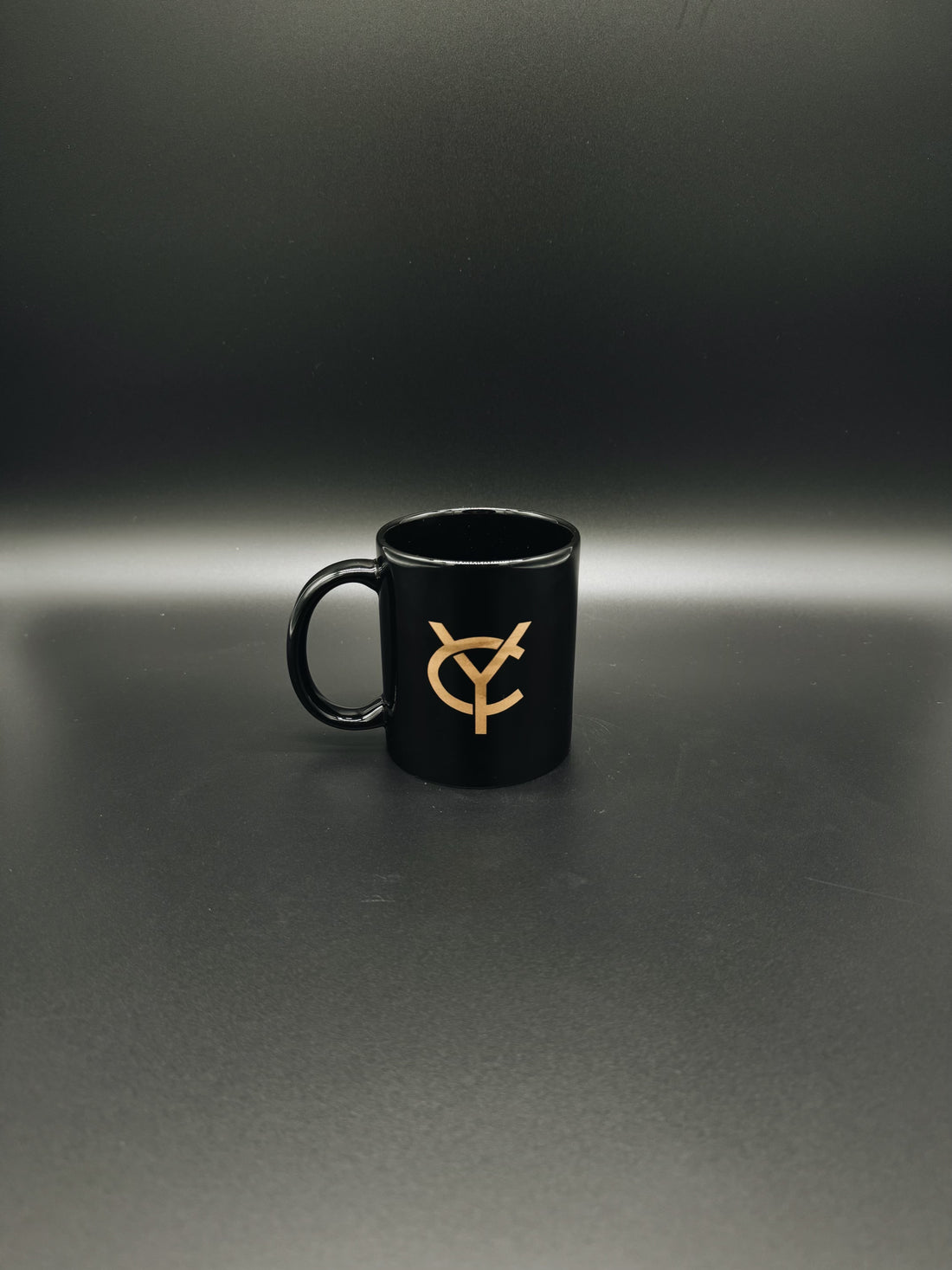 CY Tiger Mug - Black &amp; Matte Gold